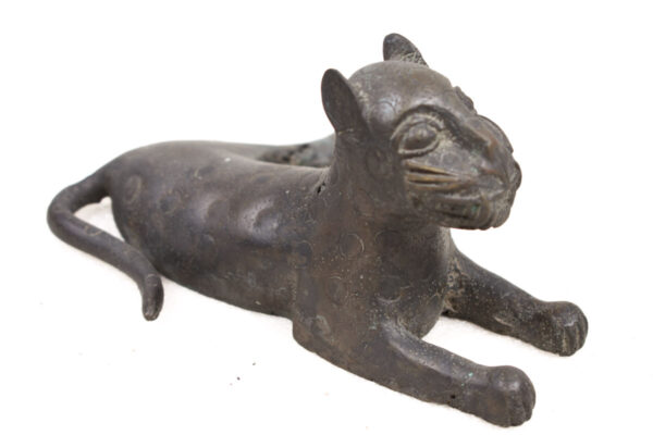 Leopard Figure - Bronze - Edo - Benin