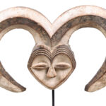 Mask - Wood - Kwele - Gabon