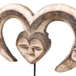 Mask - Wood - Kwele - Gabon