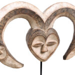 Mask - Wood - Kwele - Gabon