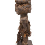 Ancestor figure - Wood, Leahter - Kusu - DR Congo