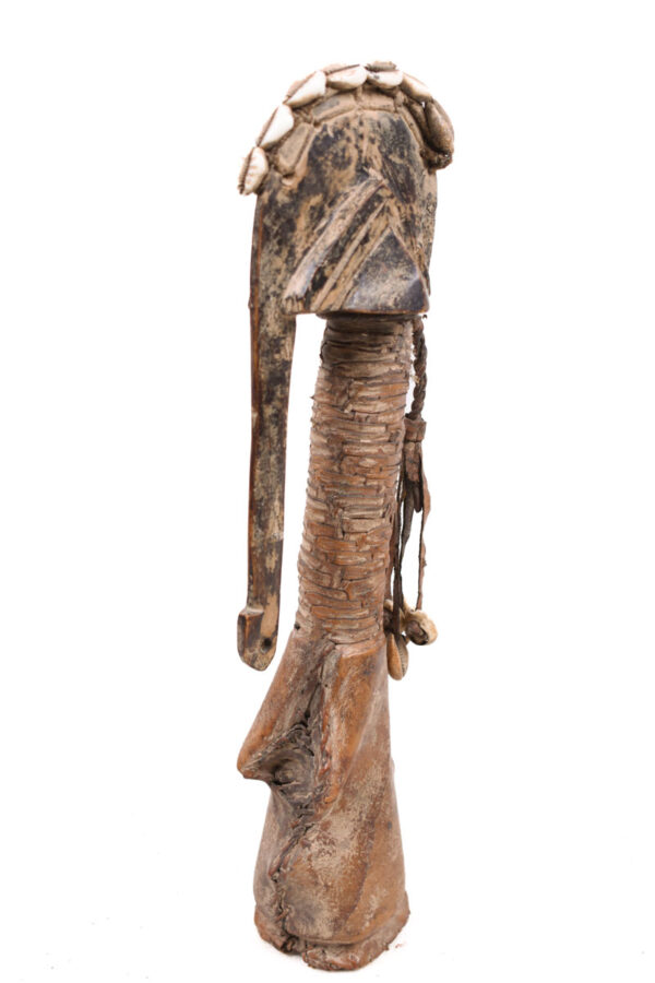 Fertility Doll - Wood, Leather - Mossi - Burkina Faso