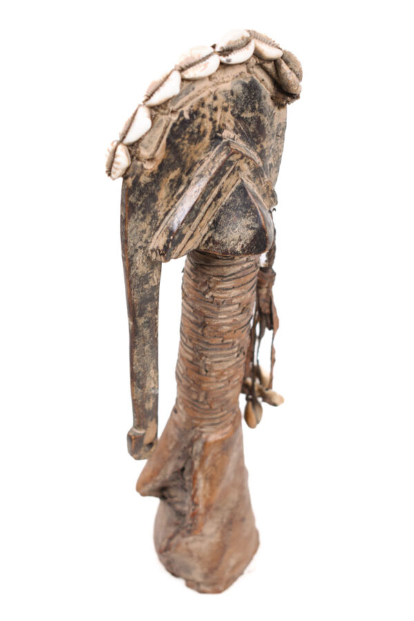 Fertility Doll - Wood, Leather - Mossi - Burkina Faso