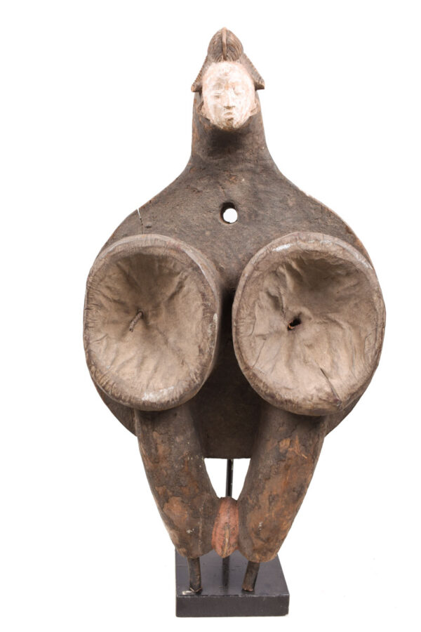 Blacksmith Bellow`s - Wood - Leather - Punu - Gabon