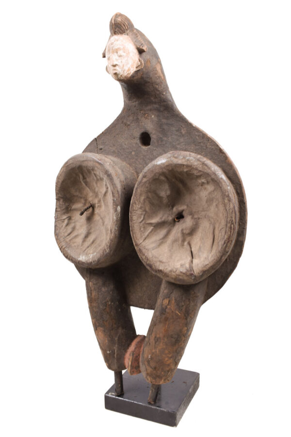 Blacksmith Bellow`s - Wood - Leather - Punu - Gabon