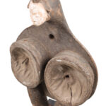 Blacksmith Bellow`s - Wood - Leather - Punu - Gabon