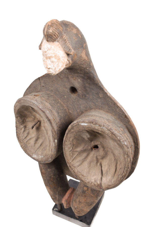 Blacksmith Bellow`s - Wood - Leather - Punu - Gabon