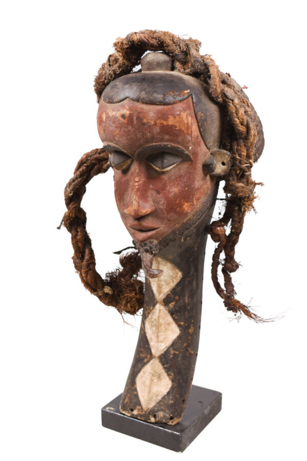 Long bearded mask - Wood - Mbuya Kiwoyo Muyombo - Pende - DR Congo