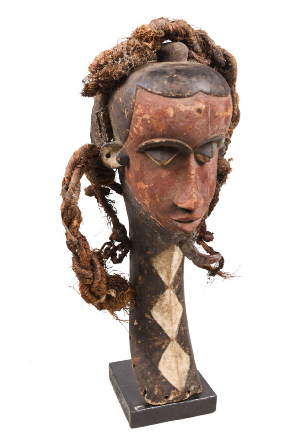 Long bearded mask - Wood - Mbuya Kiwoyo Muyombo - Pende - DR Congo