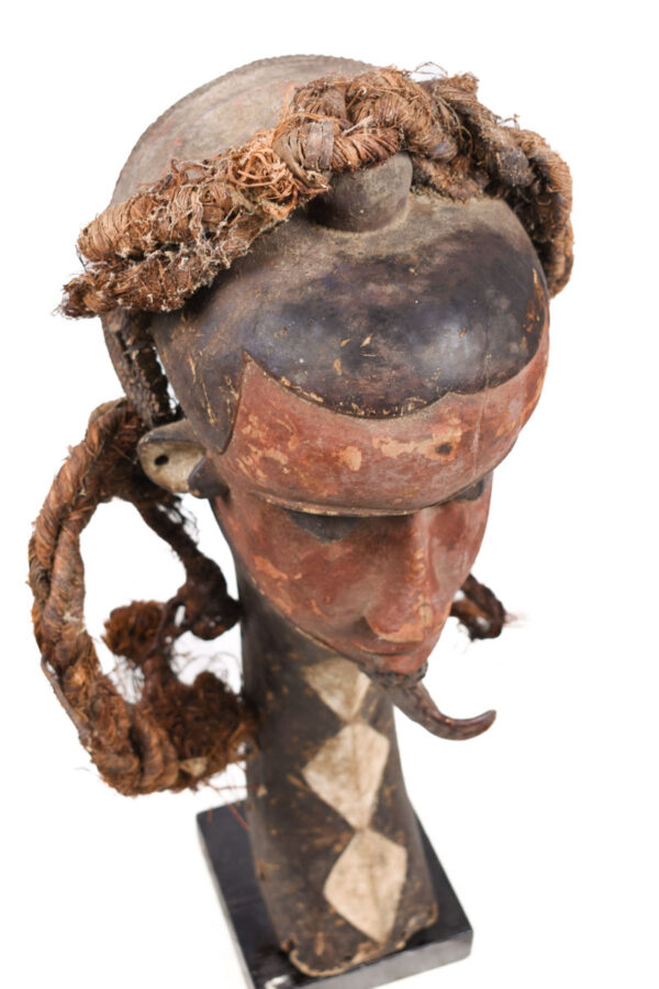 Long bearded mask - Wood - Mbuya Kiwoyo Muyombo - Pende - DR Congo