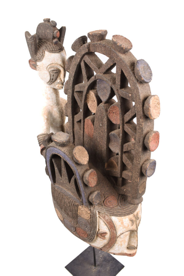 Mask - Wood - Agbogho Mmwo - Igbo / Ibo - Nigeria