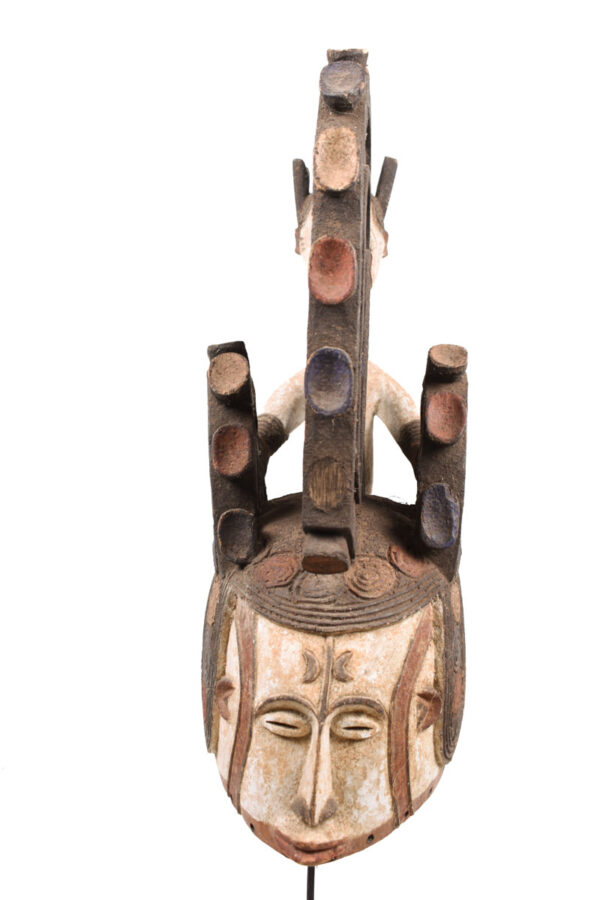 Mask - Wood - Agbogho Mmwo - Igbo / Ibo - Nigeria