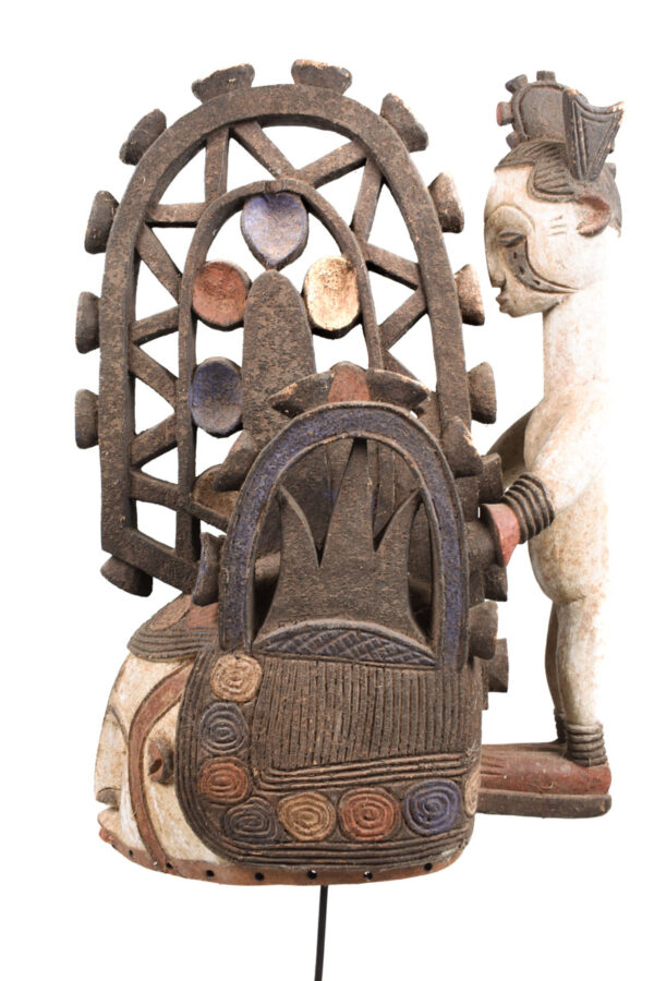 Mask - Wood - Agbogho Mmwo - Igbo / Ibo - Nigeria