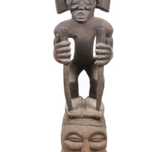 Tshibinda Crest Mask / Figure - Wood - Chokwe - Congo