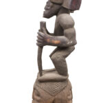 Tshibinda Crest Mask / Figure - Wood - Chokwe - Congo