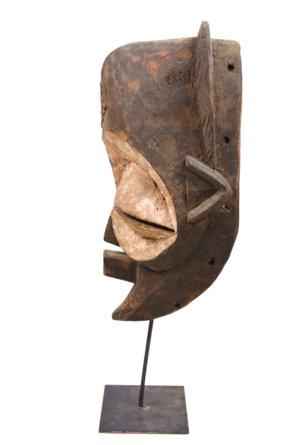 Face Mask - Wood - Mbagani - Congo