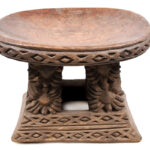 Stool - Wood - Okou - Cameroon