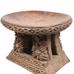 Stool - Wood - Okou - Cameroon