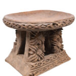 Stool - Wood - Okou - Cameroon