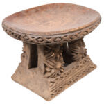 Stool - Wood - Okou - Cameroon