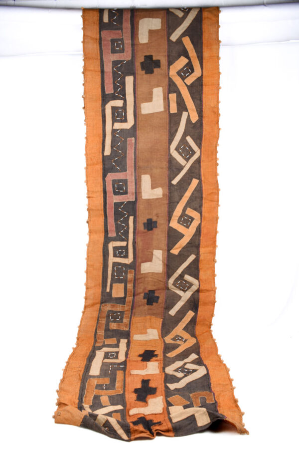 Textile - Cloth - Shoowa-Kuba - DR Congo 380 cm