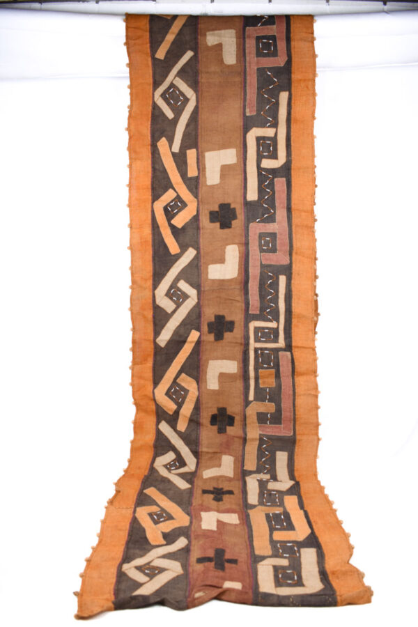 Textile - Cloth - Shoowa-Kuba - DR Congo 380 cm