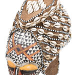 Mask - Beads, Cauris, Plant fibre, Wood - Ngaady A Waash Bushoong - Kuba - Congo