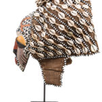 Mask - Beads, Cauris, Plant fibre, Wood - Ngaady A Waash Bushoong - Kuba - Congo