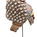 Mask - Beads, Cauris, Plant fibre, Wood - Ngaady A Waash Bushoong - Kuba - Congo
