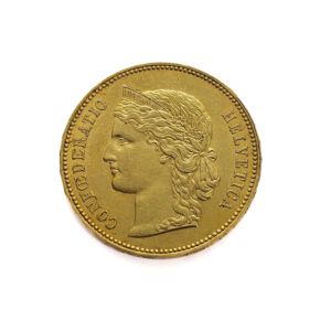 Switzerland 20 Francs 1891 Helvetica