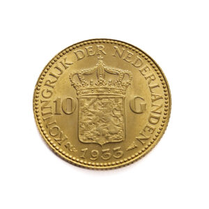 Nederland 10 Gulden 1933 Wilhelmina