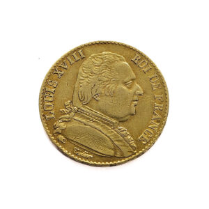 France 20 Francs 1814-A Louis XVIII