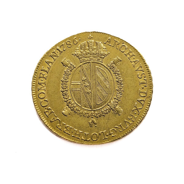 Austrian Netherlands 1/2 Souverain d`Or 1786-A Joseph II