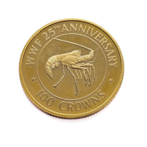 Turks and Caicos Islands 100 Crowns 1988 Spiny Lobster