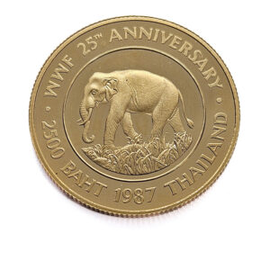 Thailand 2500 Baht 1987 Rama IX - WWF