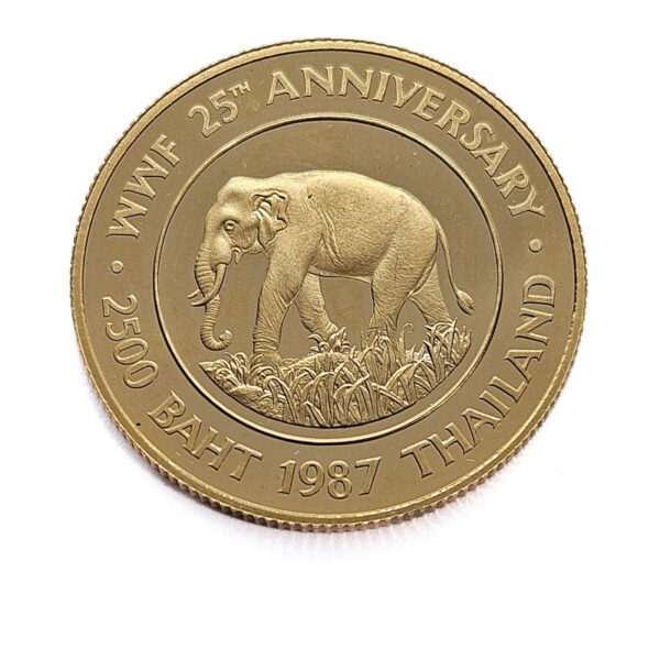 Thailand 2500 Baht 1987 Rama IX - WWF