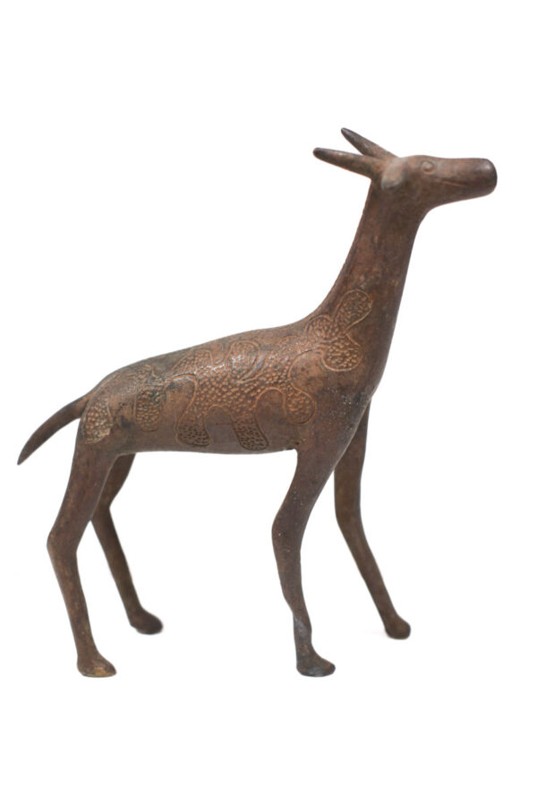 Antelope Figure - Bronze - Bobo - Burkina Faso