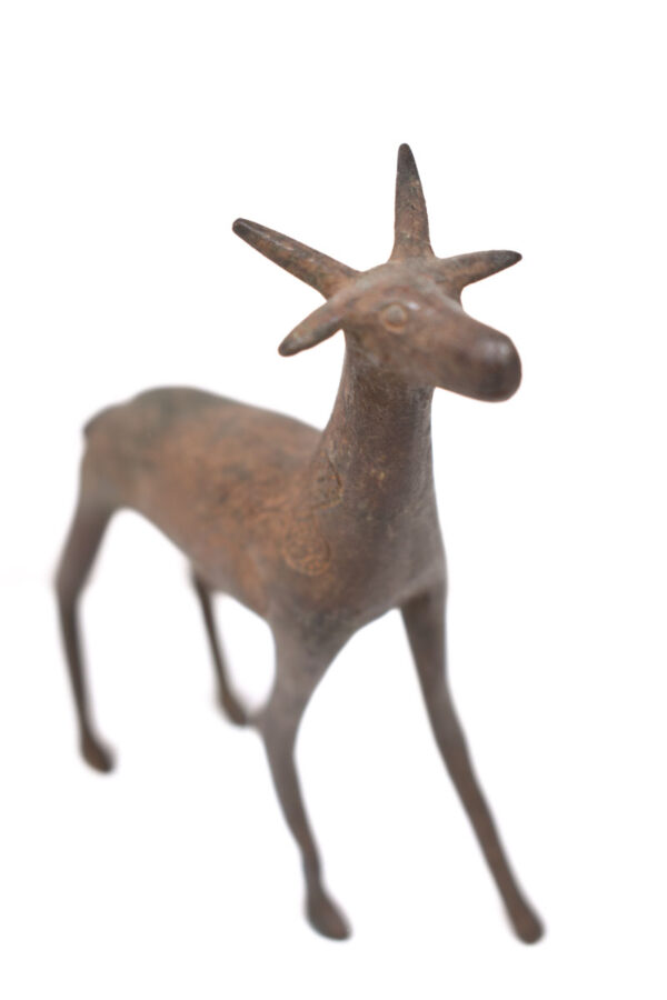 Antelope Figure - Bronze - Bobo - Burkina Faso