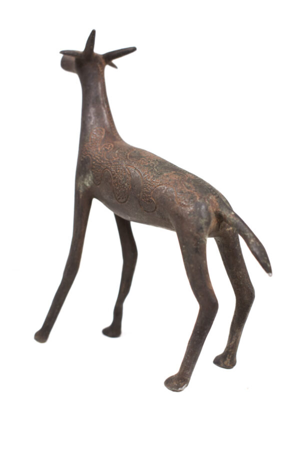 Antelope Figure - Bronze - Bobo - Burkina Faso