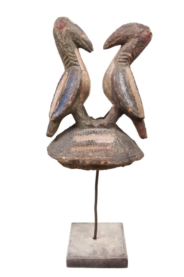 Crest mask / Headdress - Wood - Sejen, Senufo - Ivory Coast