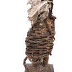 Figure - Wood, Feathers - Bakongo Vili - Congo