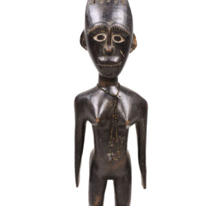 Ancestor figure - Wood - Abron - Ghana - KF Schädler certficate