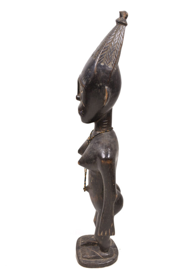 Ancestor figure - Wood - Abron - Ghana - KF Schädler certficate