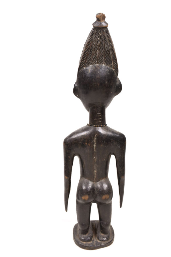 Ancestor figure - Wood - Abron - Ghana - KF Schädler certficate