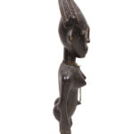 Ancestor figure - Wood - Abron - Ghana - KF Schädler certficate