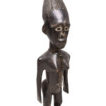 Ancestor figure - Wood - Abron - Ghana - KF Schädler certficate