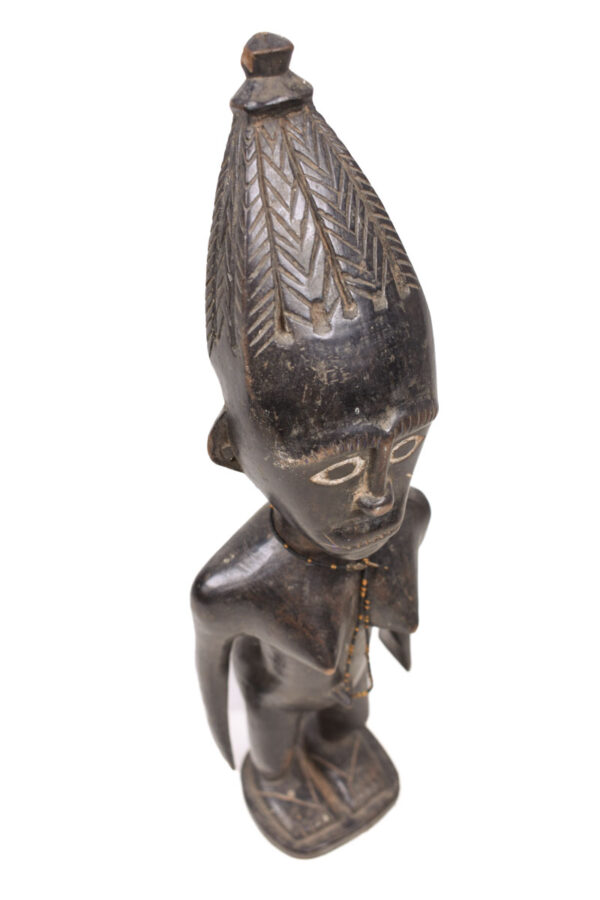 Ancestor figure - Wood - Abron - Ghana - KF Schädler certficate