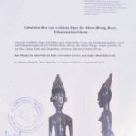 Ancestor figure - Wood - Abron - Ghana - KF Schädler certficate
