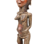 Ancestor figure - Wood, Beads - Luba - DR Congo