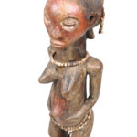 Ancestor figure - Wood, Beads - Luba - DR Congo